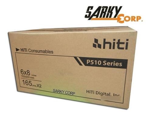Kit Papel Hiti Serie P510 Para P510s, P510k, P510l Tamaño6x8