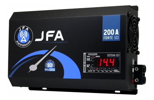 Imagem 2 de 5 de Fonte Carregador Automotiva Jfa 200a Slim