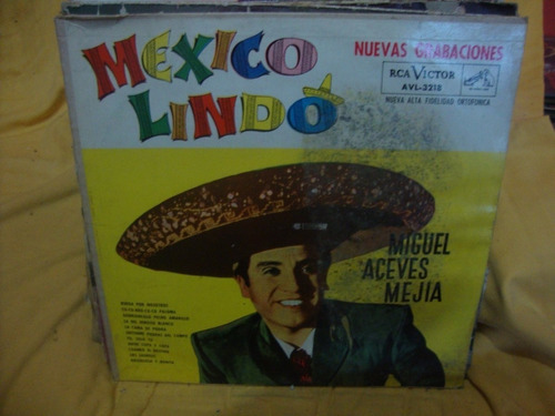 Vinilo Miguel Aceves Mejia Mexico Lindo Mx1