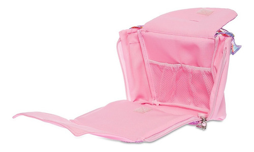 Imagen 4 de 4 de Pañalera Neopañalera Rosa Moño Neonato Distroller 977625