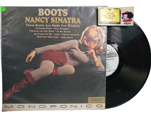 Lp - Acetato - Nancy Sinatra - The Boots Are Made For Walkin