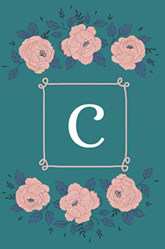 C: Cuaderno De Monograma Inicial C Carta Para Escribir Tus P