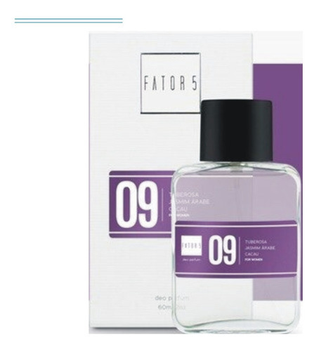 Perfume Fator 5 Nº 09 Feminino Deo Parfum 60 Ml