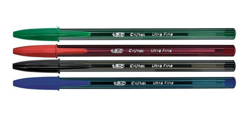 Bolígrafo Bic Crystal Black - 25 unidades