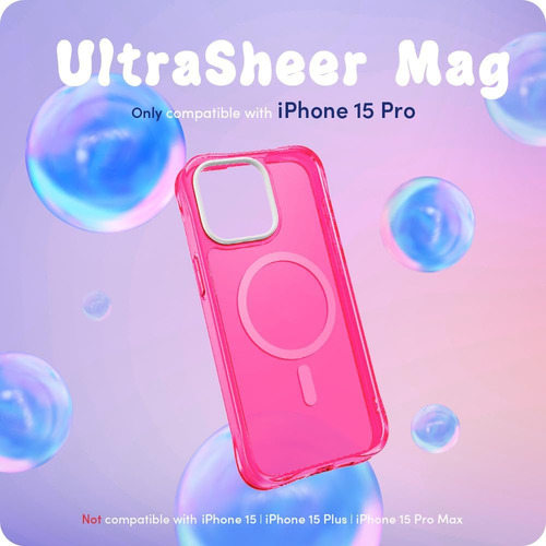 Cyrill Ultrasheer Mag Compatível Com O iPhone 15 Pro Case Pi