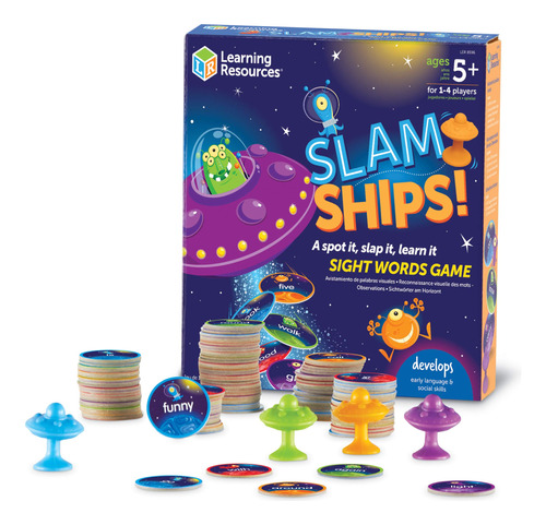 Learning Resources Slam Ships - Juego De Palabras A La Vist.