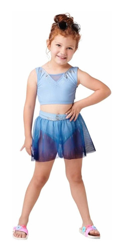 Traje De Baño - 3 Piezas - Frozen - Disney Store - Talle 7/8