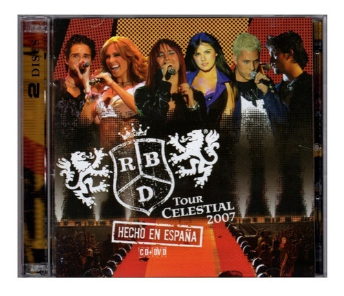 Rbd - Celestial Tour 2007 na Espanha - Live Disc Cd + Dvd