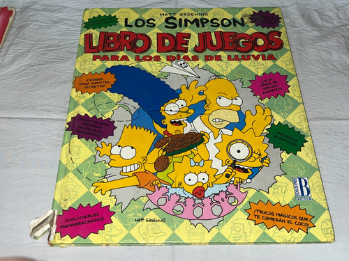 Los Simpsons Libro De Jeugos - Matt Groening - Ed B (Usado)