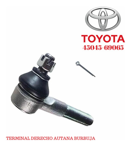 Terminal Dirección Derecho Toyota Autana Burbuja Machito 4.5