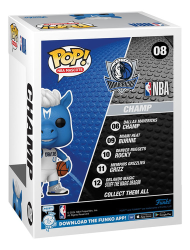 ¡funko Pop! Figura De Campeón De Los Dallas Mavericks De La