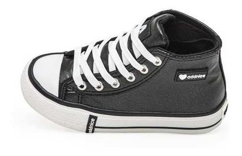 Imagen 6 de 10 de Zapatillas Botitas Addnice Vulcan Metalic + Bolso Kids Niña