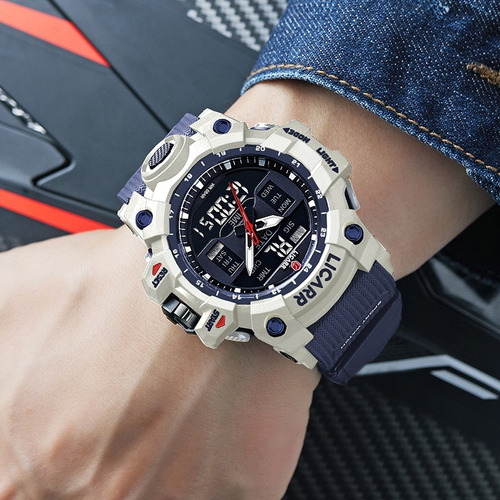 Relojes Militares Deportivos Para Hombre, Reloj Con Alarma Y