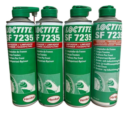 Limpiador De Frenos Loctite Sf 7235 500ml