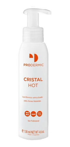 Cristal Hot 130 Ml Prodermic  Lipotérmico Caba