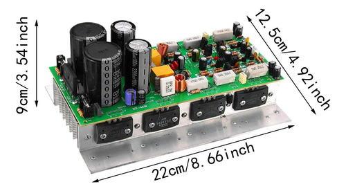 Placa Amplificadora De Potência 2x 450w Amplificador De