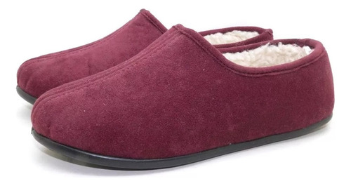 Pantufla Cerrada Hornito Con Corderito Mujer Hombre Abrigada