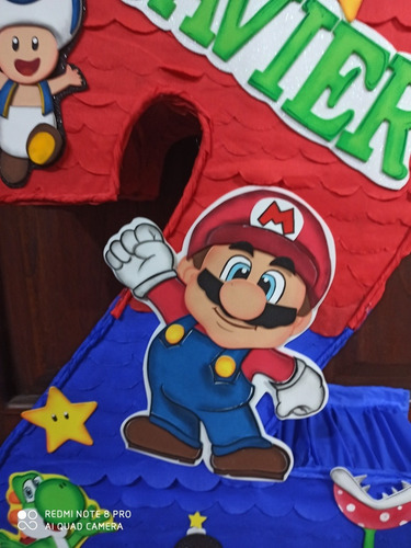 Piñata Mario Bross Número 2