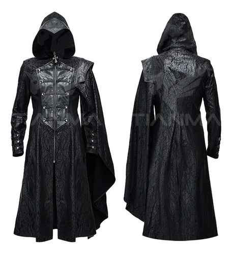 Chaqueta Con Capucha Estilo Gótico De Assassin's Creed