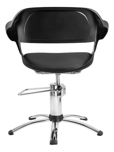 Sillon Hidraulico Peluqueria Barberia Salones Estetica Color Negro Forma De La Base Tipo Estrella 5 Rayos Cromada Tipo De Respaldo Fijo