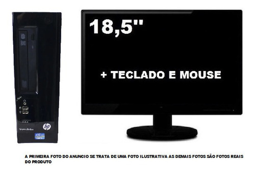 Imagem 1 de 5 de Computador Hp Pro 3410 Core I5 8gb Ddr3 120ssd Wifi
