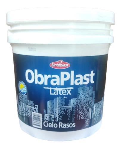 Cielorraso Latex X 10l / Obraplast Sinteplast