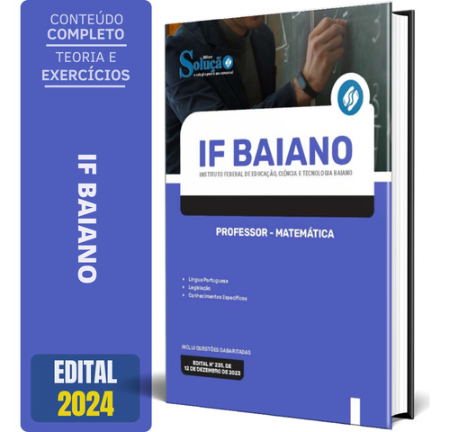 Apostila Concurso If Baiano - Professor Matemática