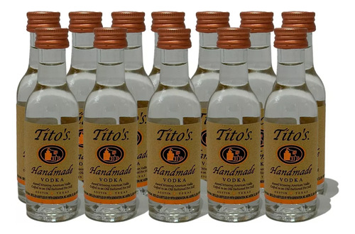 Pack De 12 Vodka Tito's Handmade 50ml