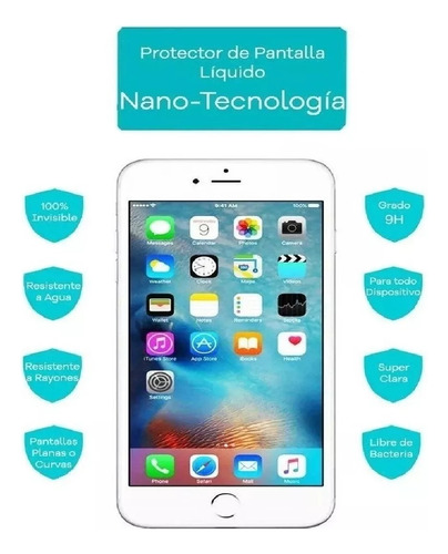 10 Pz Mica Universal De Nanotecnologia Liquido Glass Cristal