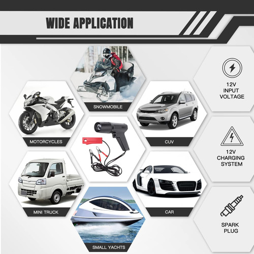 Lámpara De Tiempo Pistola Automotriz Afina Ajuste De 12 V
