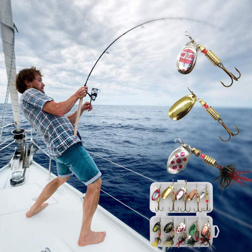 Kit De Señuelos De Pesca Nerbait Para Lubina Y Trucha Con Ca