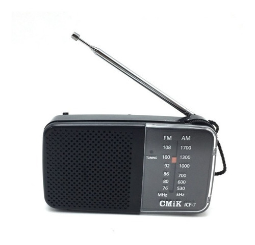 Radio Portátil Mano Analoga Fm - Am 2 Pilas Aa Camping 