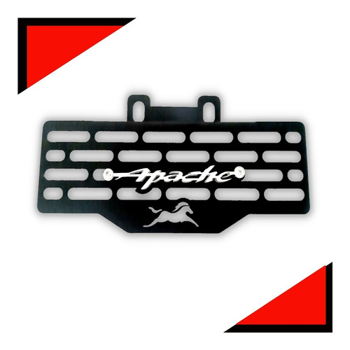 Protector De Radiador Apache 200, 200 4v 160 4v + Logo 3d