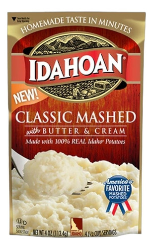 Puré De Papa Con Mantequilla Clásico Idahoan 113 G