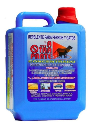 Repelente Perro Gato A Otra Parte - Modifica Conductas X1 Lt