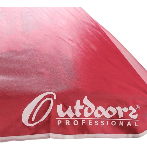 Imagen 4 de 6 de Sombrilla Playera Playa Reforzada Azul Roja 2mts Deflector