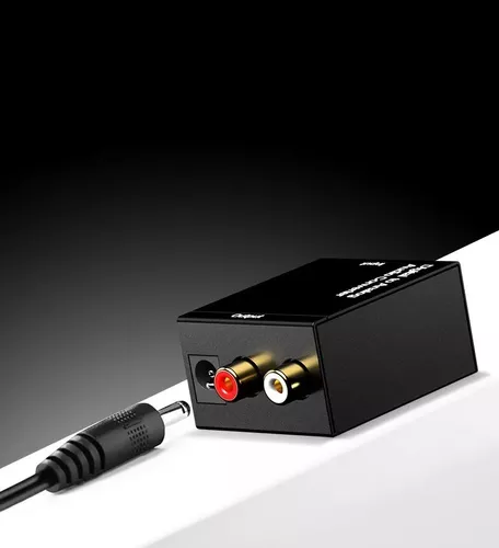 Convertidor Audio Digital Óptico Coaxial A Analógico Rca 3.5