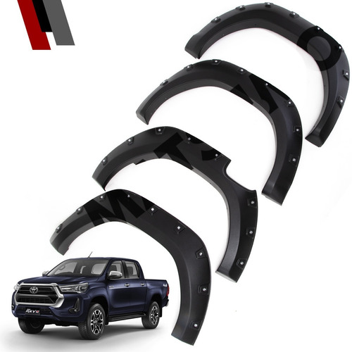 Extensiones Tapabarros Offroad Toyota Hilux Revo 2016 2020