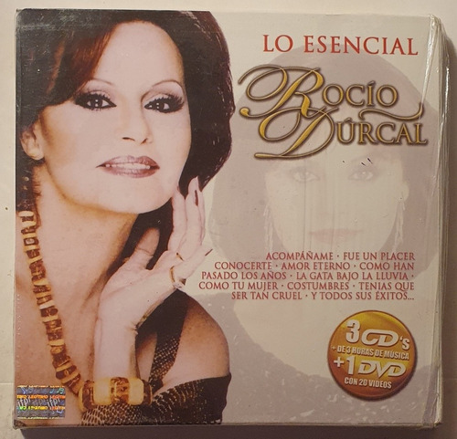 Cd Rocio Durcal - Lo Esencial - 3cds Y Dvd