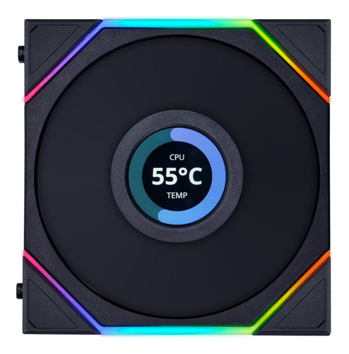 Kit De Ventiladores Lian Li Uni Fan Tl Lcd 120 - Negro