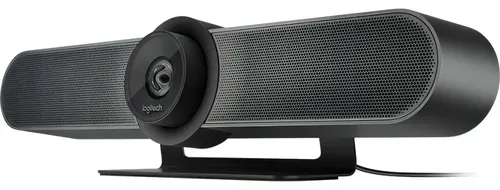 Câmera web Logitech Camara Web MeetUp 4K 30FPS cor preto