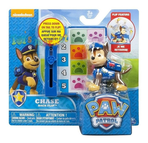 Paw Patrol Original Muñeco Chase Rubble Zuma Marshall Rocky