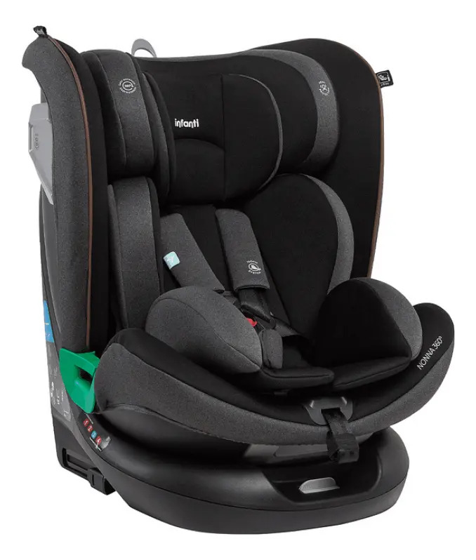 Cadeirinha De Carro Nonna Isofix 360o Preto Noturno Infanti