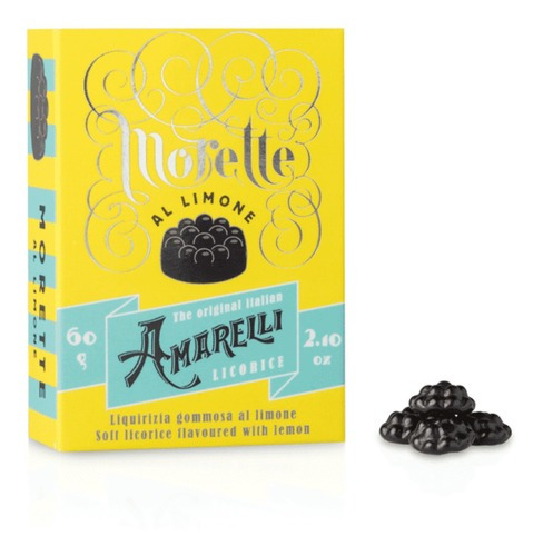 Bala De Alcaçuz Morette Limone De Liquirizia Amarelli 60g