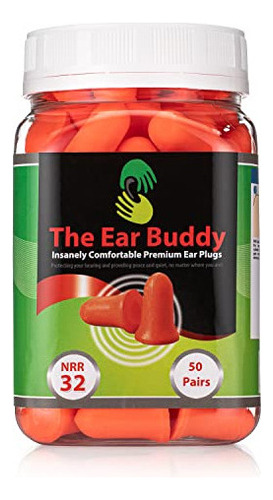 The Ear Buddy Tapones Para Los Oídos De Espuma Suave Premiu