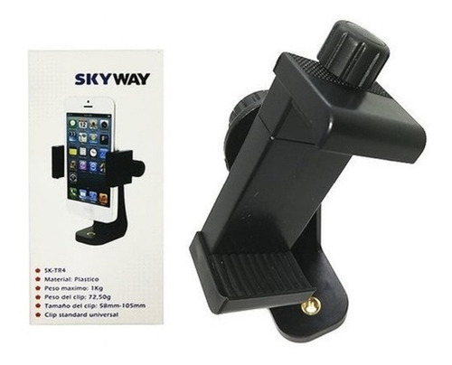 Imagen 2 de 7 de Adaptador Camara Rosca Universal 360° Tripodes Monopod Tr4