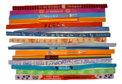 100 Pulseras Personalizadas Sublimadas Boda Fiesta Invitacio Negro