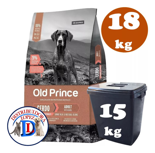 Old Prince Adulto Cerdo & Legumbres 15+3 + Regalo