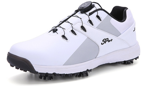 Zapatos De Golf Al Aire Libre Con Botones Antideslizantes De
