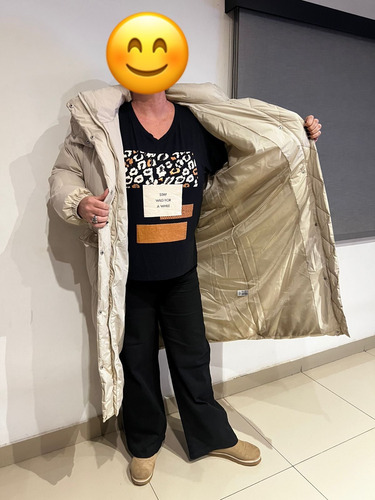 Camperon Oversize Talle M Euro La Modelo Mido 1.80 Es Xl (Usado)